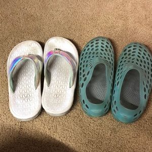 ⚡️4/$10⚡️ girls summer shoe lot